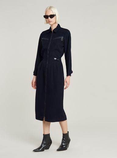Zip Through Dress